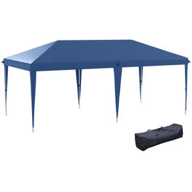 Outsunny Carpa Plegable Azul 