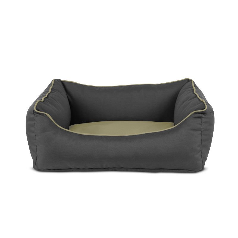 Gauty Cama para Perros y Gatos  Tela Impermeable - Gris y beige, , large Imagen numero 1