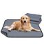 Nobleza 2 Piezas Lavable Almohadillas de Entrenamiento para Perros, Empapadores para Perros, Entrenamiento Almohadilla para Mascota, Reutilizable Absorbente Antideslizante Pet Pee Pad, 120 x 90 cm, , large indicador imagen numero 1