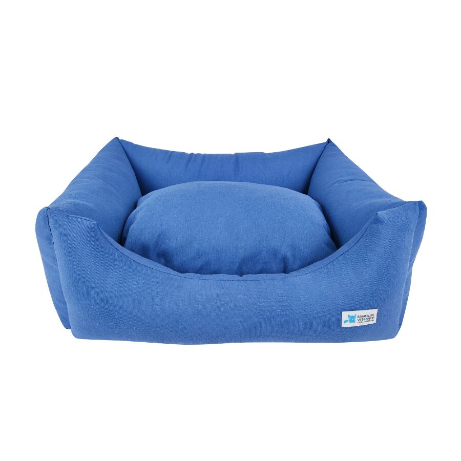 Cuna Mullida Azul Lisa | Cuna Mullida Azul Lisa para perros y gatos en diferentes tama&ntilde;os., , large Imagen numero 1