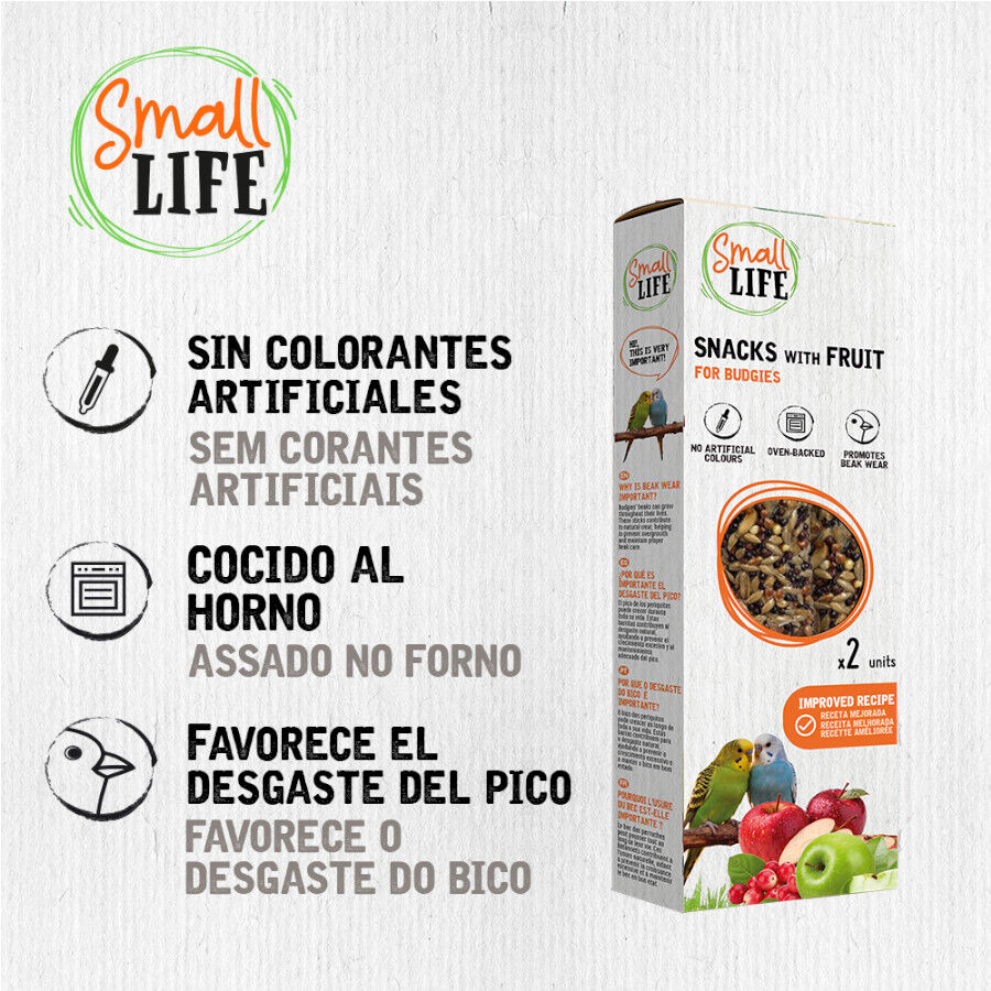 2 barritas Small Life Barritas Snack con Fruta para periquitos, , large Imagen numero 3