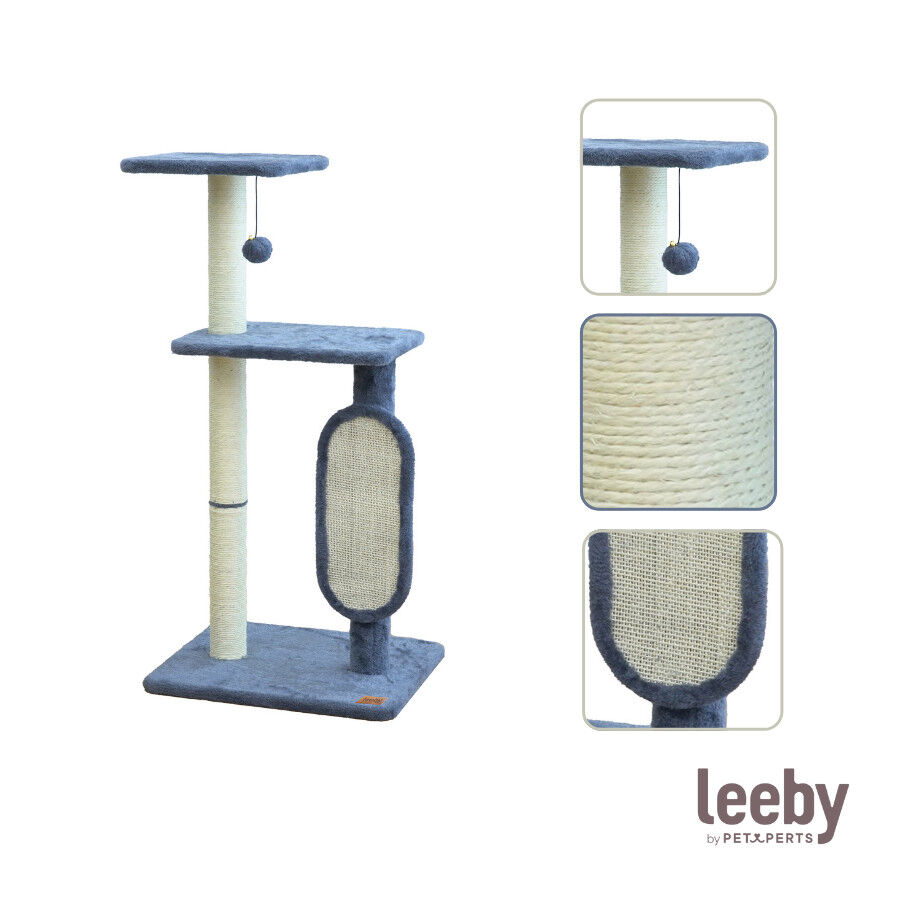 Leeby Voltaire torre rascador con juguete para gatos thumbnail