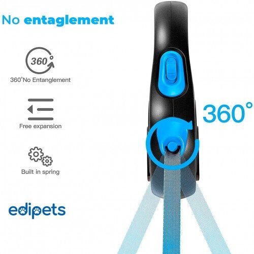 Edipets correa extensible ajustable  azul para perros, , large Imagen numero 5