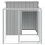 vidaXL Caseta perro corral acero galvanizado gris claro 110x1017x110cm, , large indicador imagen numero 10
