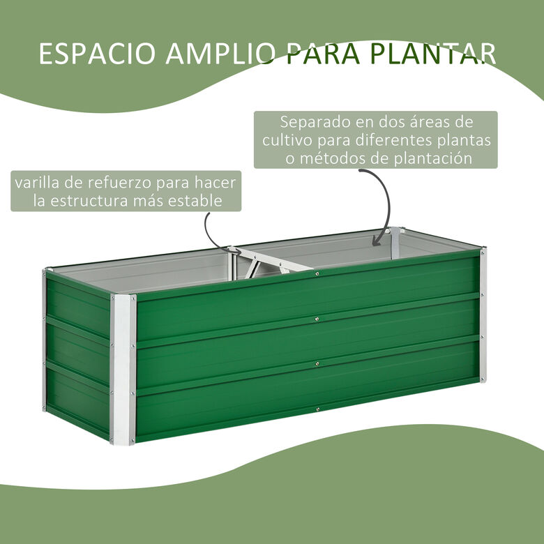 Outsunny Arriate de Jardín Verde para exterior thumbnail