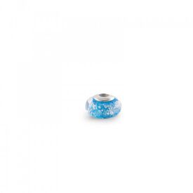 Charm Plata color Azul