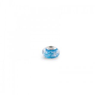 Charm Plata color Azul