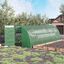 Outsunny Invernadero de T&uacute;nel 6x3x2 m con Puerta y Ventanas Invernadero de Jard&iacute;n Grande con Cubierta de PE y Metal Galvanizado para Cultivos Plantas Verduras Verde, , large indicador imagen numero 2