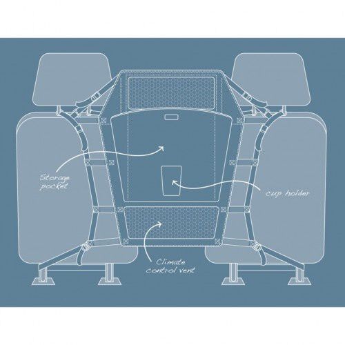 Barrera de seguridad para el coche color Negro thumbnail