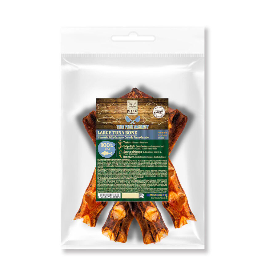 2 uds. True Origins Hueso de At&uacute;n Grande Snack para perros, , large Imagen numero 2
