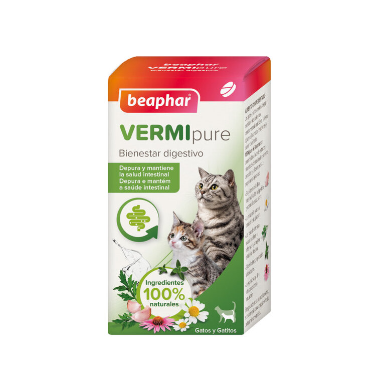 Beaphar antiparasitario interno natural para gatos image number null