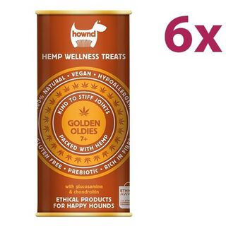 Pack de 6 snacks veganos para perros Golden Oldies