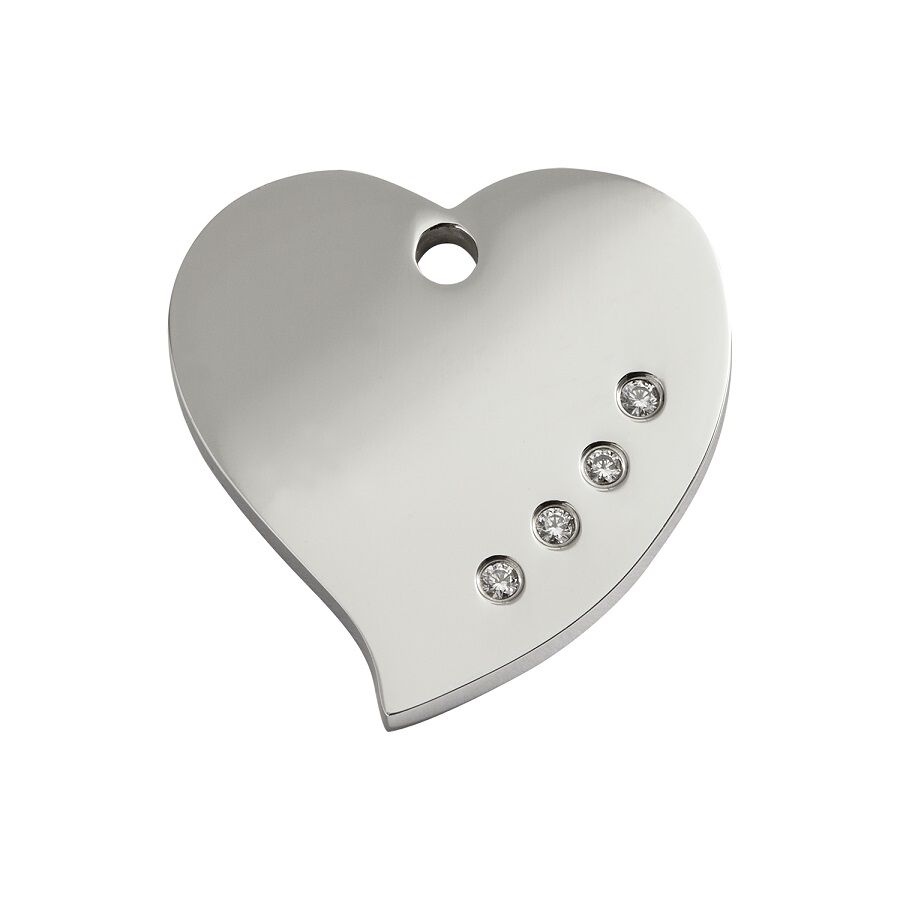 Placa identificativa Diamante Coraz&oacute;n para perros, , large Imagen numero 1