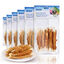 Nobleza - Snacks para Perros - Chips de Bacalao Enrollados con Pollo - Chuches Natural para Perros - Golosinas para perro - Premios y Recompensas para perros - L10 cm, 6 bolsas x 80 gr, , large indicador imagen numero 1