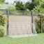 vidaXL Conejera acero galvanizado plateado 200x105x91 cm, , large indicador imagen numero 3