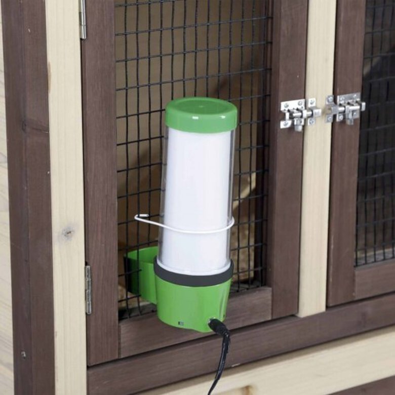 Bebedero calefactor para mascotas color Verde, , large image number null