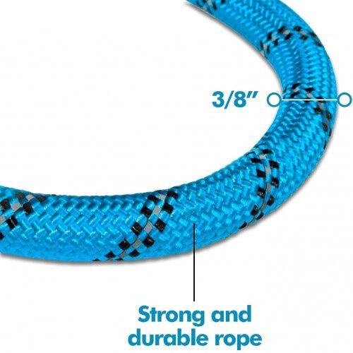 Edipets correa de adiestramiento con mango acolchado azul para perros thumbnail