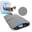 Nobleza- Alfombra para Gatos,Estera Arena Gatos, Antideslizante Estera Arena Gatos, Plegable Cat Litter Mat, Material Impermeable (Gris, 60*43cm), , large indicador imagen numero 1