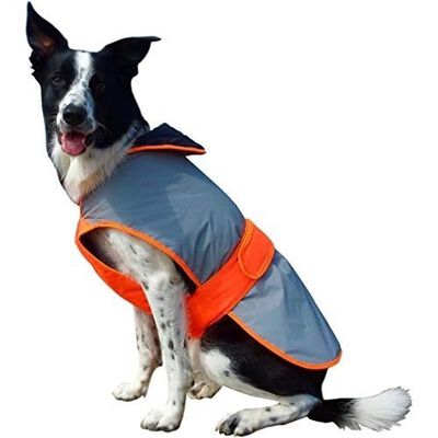 Abrigo para paseos modelo Mercury para perros color Rojo naranja