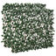 Outsunny Valla de Enrejado Expansible de 2 Piezas con Hojas Artificial 295x70 cm Celosía Extensible de Mimbre Pantalla de Privacidad para Jardín Verde, , large indicador imagen numero 1