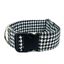 Collar para perro "Pata gallo" T.XL/hebilla plástica/ Color negro y blanco, , large indicador imagen numero 1