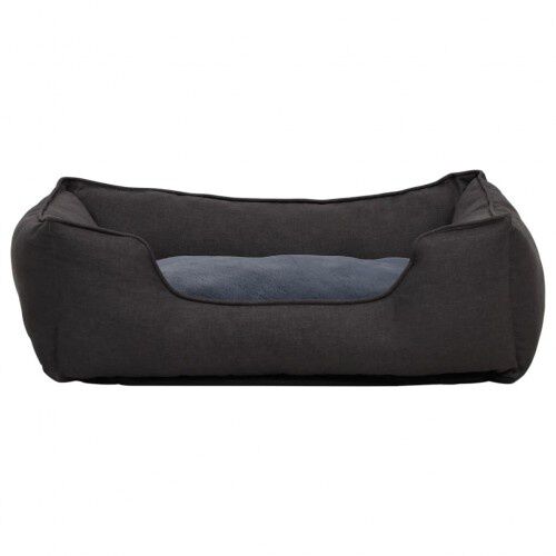 Vidaxl sof&aacute; acolchado rectangular con coj&iacute;n gris oscuro para perros, , large Imagen numero 9