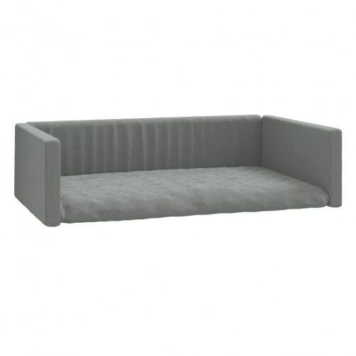 Vidaxl cama de maletero gris claro para perros, , large Imagen numero 1