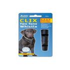 Clix Silbato Doble Tono Negro para perros, , large image number null