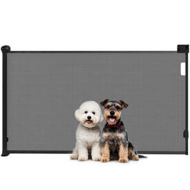 PawHut Barrera para Perros Negro