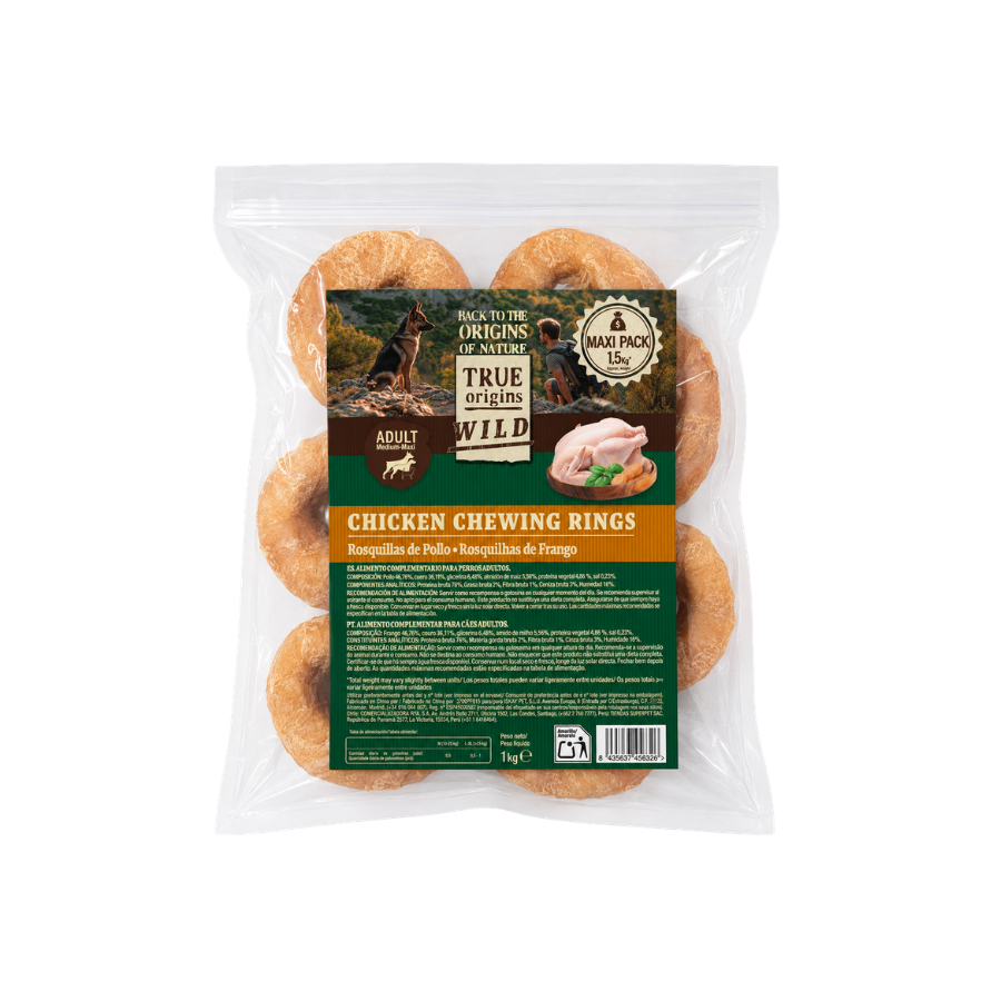 1.5 kg True Origins Wild Rosquillas de Pollo Snack para perros, , large Imagen numero 1