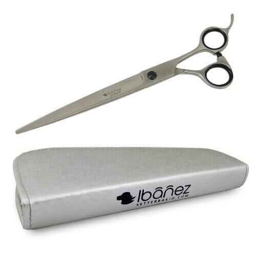 Tijera profesional Ib&aacute;&ntilde;ez Glamour Recta. tama&ntilde;o de 21,5 cm, para peluquer&iacute;a canina, incluye estuche, , large Imagen numero 2