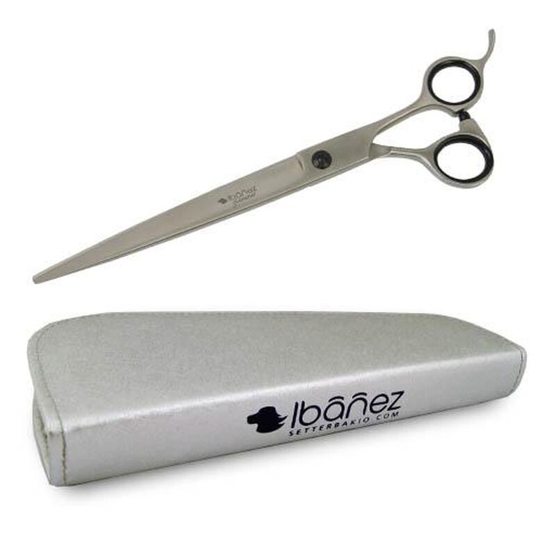 Ibañez Glamour tijera recta grande peluquería canina para perros y gatos thumbnail