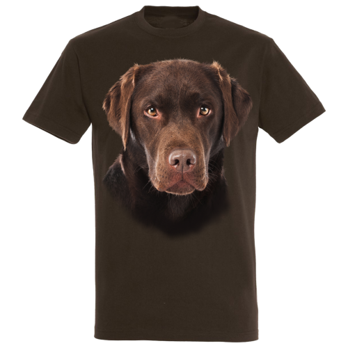 Camiseta Retriever color Marr&oacute;n, , large Imagen numero 1