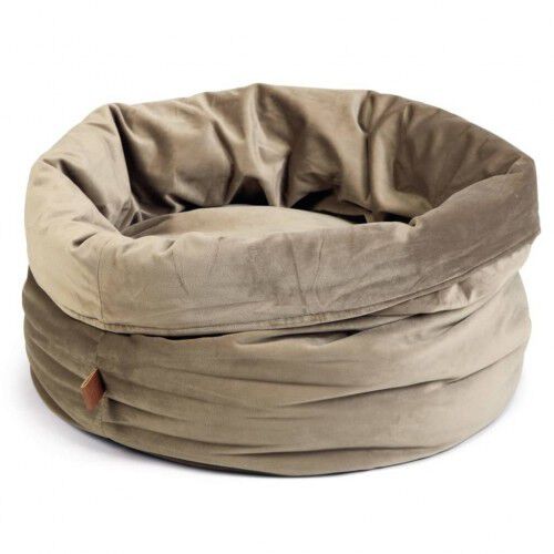 Cama de terciopelo para gatos color Gris, , large Imagen numero 1