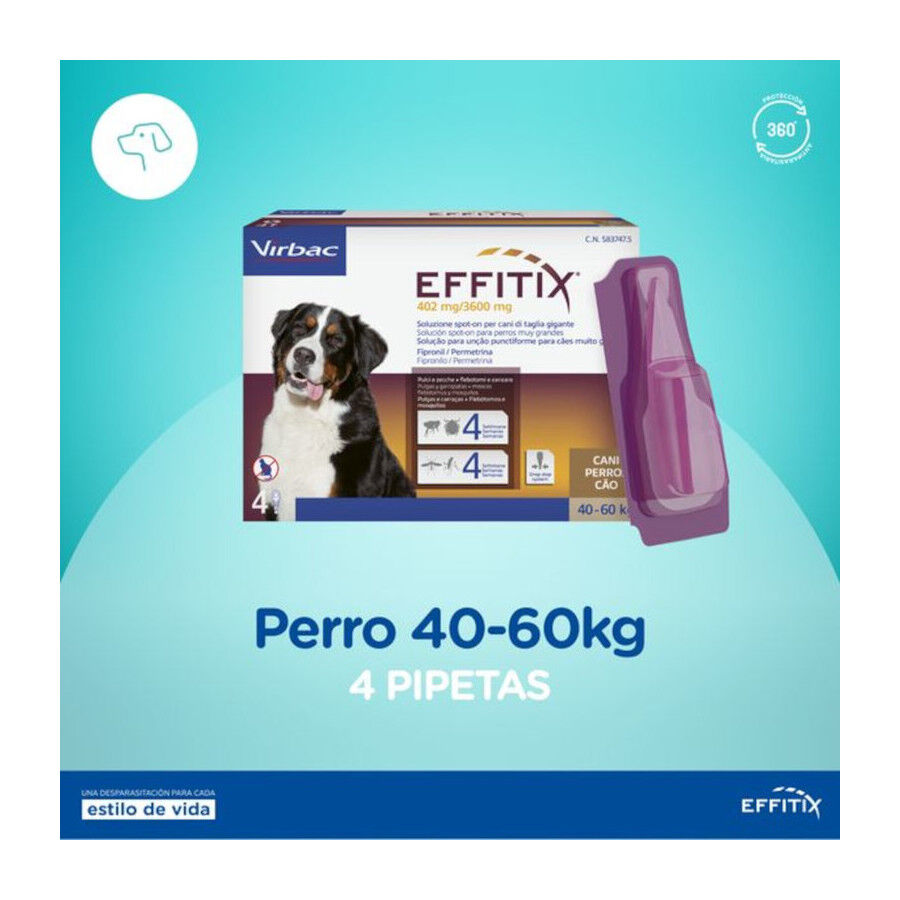 Effitix Antiparasitario en Pipetas para perros thumbnail