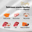 6 sobres x 15 g Majesty Salm&oacute;n con mejillones snack l&iacute;quido para gatos, , large indicador imagen numero 3