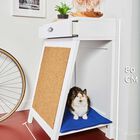 Recibidor de madera cama rascador para gatos color Roble Renovables, , large image number null