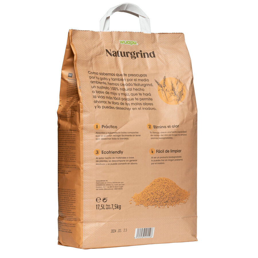 Wuapu Naturgrind Sustrato Absorbente para gatos thumbnail