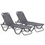Outsunny Conjunto de 2 Tumbonas Reclinables de Aluminio Tumbonas de Jard&iacute;n con Respaldo Ajustable en 4 Posiciones Carga 120 kg para Terraza Piscina Playa 163x58,5x91 cm Gris, , large indicador imagen numero 1