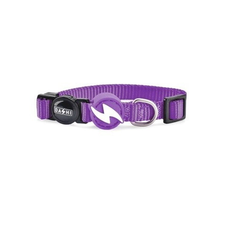 Dashi collar de nylon púrpura para gatos, , large image number null