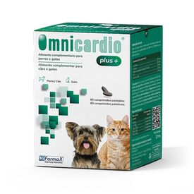 Omnicardio plus 60 comprimidos suplemento para la salud cardíaca de perros y gatos Hifarmax