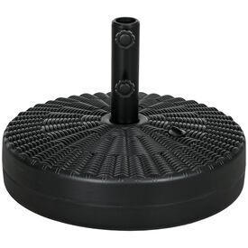 Outsunny Base De Sombrilla Negro 