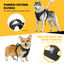 Nobleza - Arnes Perro Grande, Arnes Perro Antitirones con Lineas Reflectantes, Cómodo Transpirable Acolchada Ajustable Arneses Tipo Chaleco para Perros para Adiestramiento, Paseo,  Negro(L), , large indicador imagen numero 5