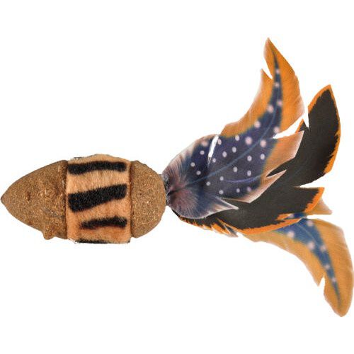 Flamingo rat&oacute;n de catnip y plumas para gatos Imagen numero 1