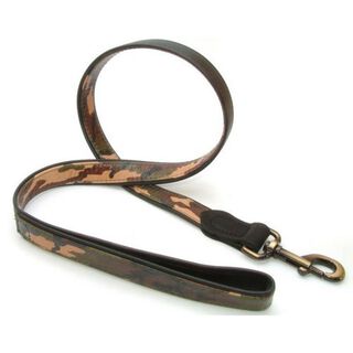 Correa de cuero camuflaje para perros color Varios
