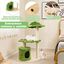 COSTWAY Lindo Árbol para Gatos Altura 97 cm, Muebles de Condominio para Gatos con Postes Rascadores de Sisal Completamente Envueltos, Percha Superior Acolchada, Plataforma de Salto, , large indicador imagen numero 2