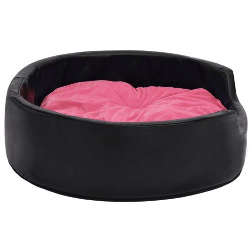 VidaXL Cama Negro y Rosa Con Coj&iacute;n para perros y gatos, , large Imagen numero 6