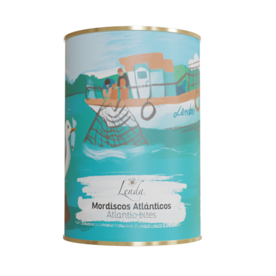 Lenda Mordiscos Atlánticos lata para perros thumbnail
