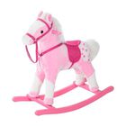 Balancín Peluche caballito Homcom  color Rosa, , large image number null