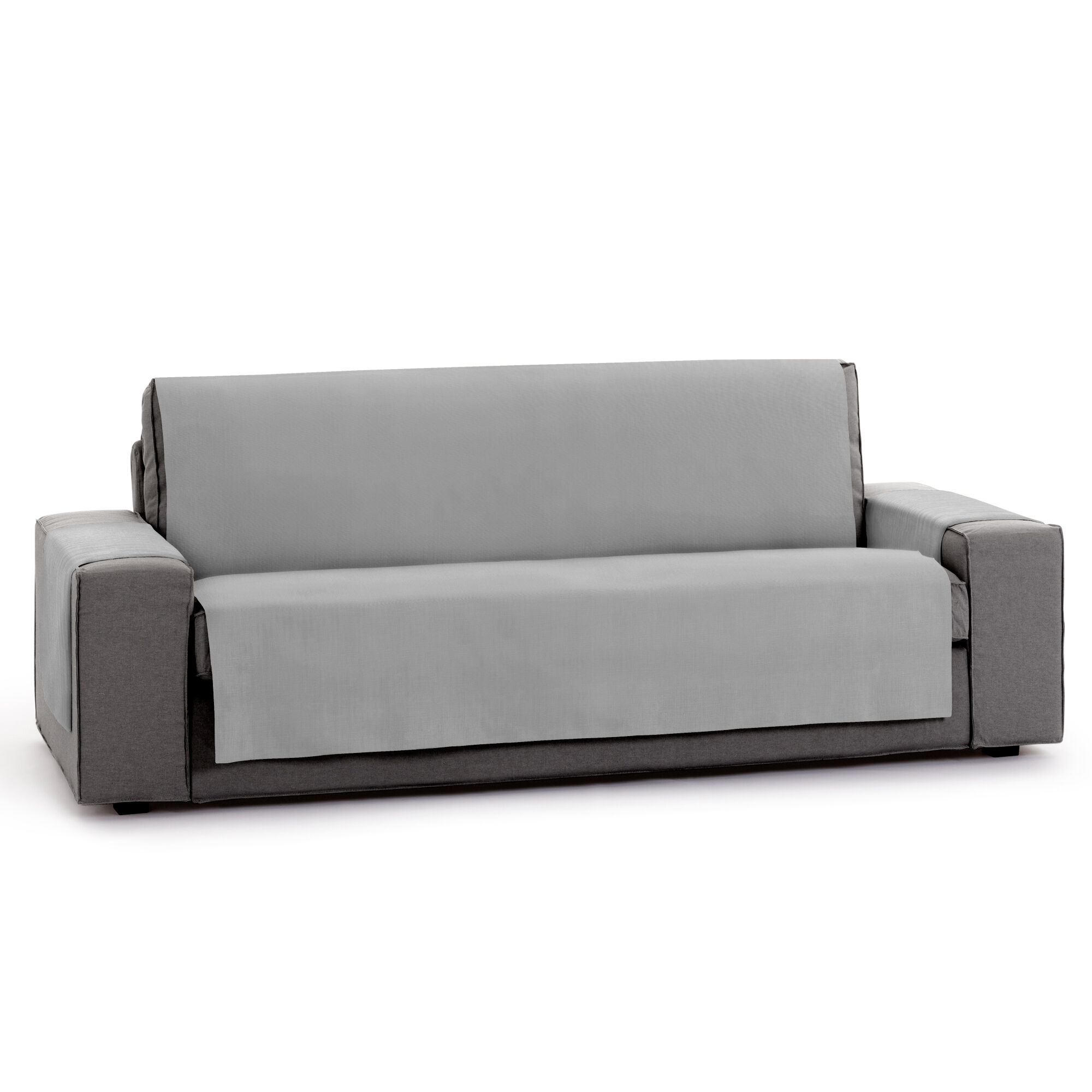 Protector Cubresofa Sofa Royale 55 cm. Color Gris Oscuro. 1 plaza (60-110 cm), , large Imagen numero 5